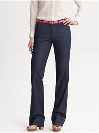 Dark wash  denim trouser