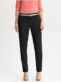 Cuffed slim ankle pant