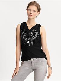 Sequin streamers tank