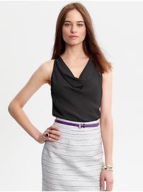 Cowl neck halter