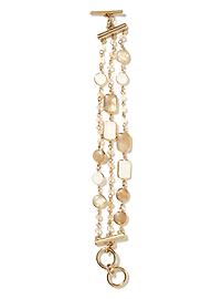 Bezel square bracelet