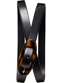 Mia tortoise buckle belt