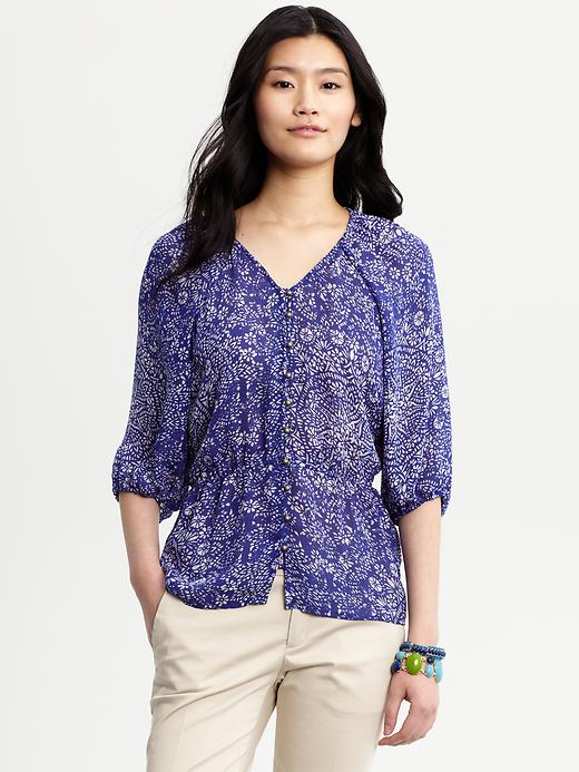 Banana Republic Riviera Medallion Blouse