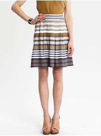 Maggie striped full skirt