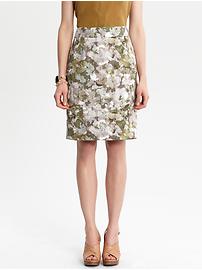 Mirabelle blooms pencil skirt