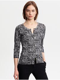 Amy print cardigan