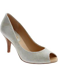 Jana peep-toe pump
