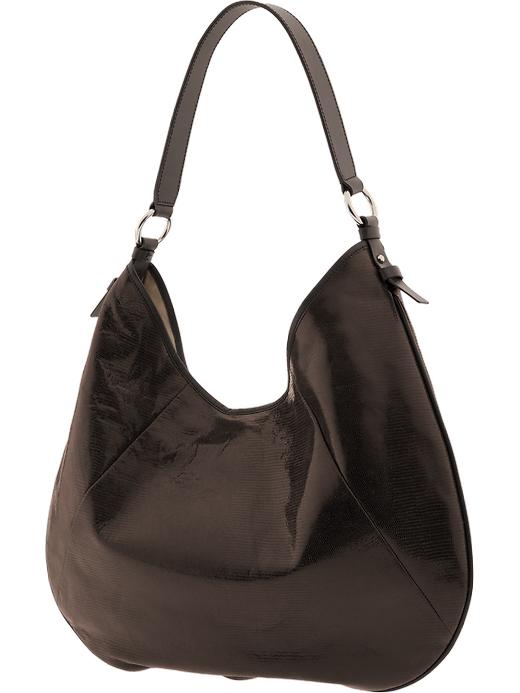 Lucia Lizard Hobo Handbag