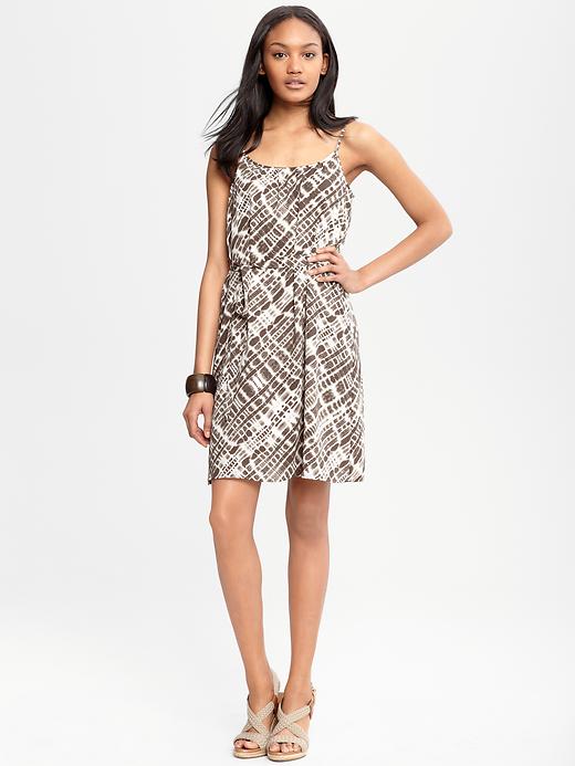 Banana Republic Heritage Print Tie Waist Dress