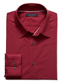 Slim fit stretch dress shirt