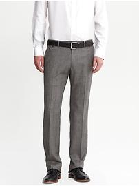 Heritage brown plaid wool suit pant