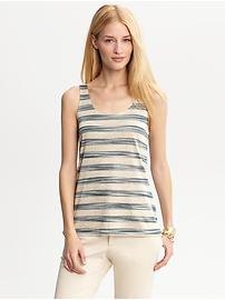 Metallic stripe tank