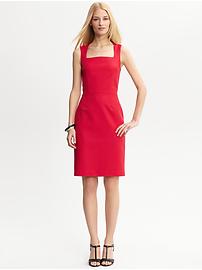 Sofia  square-neck dress