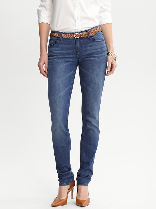 Banana Republic Indigo Five Pocket Skinny Jean
