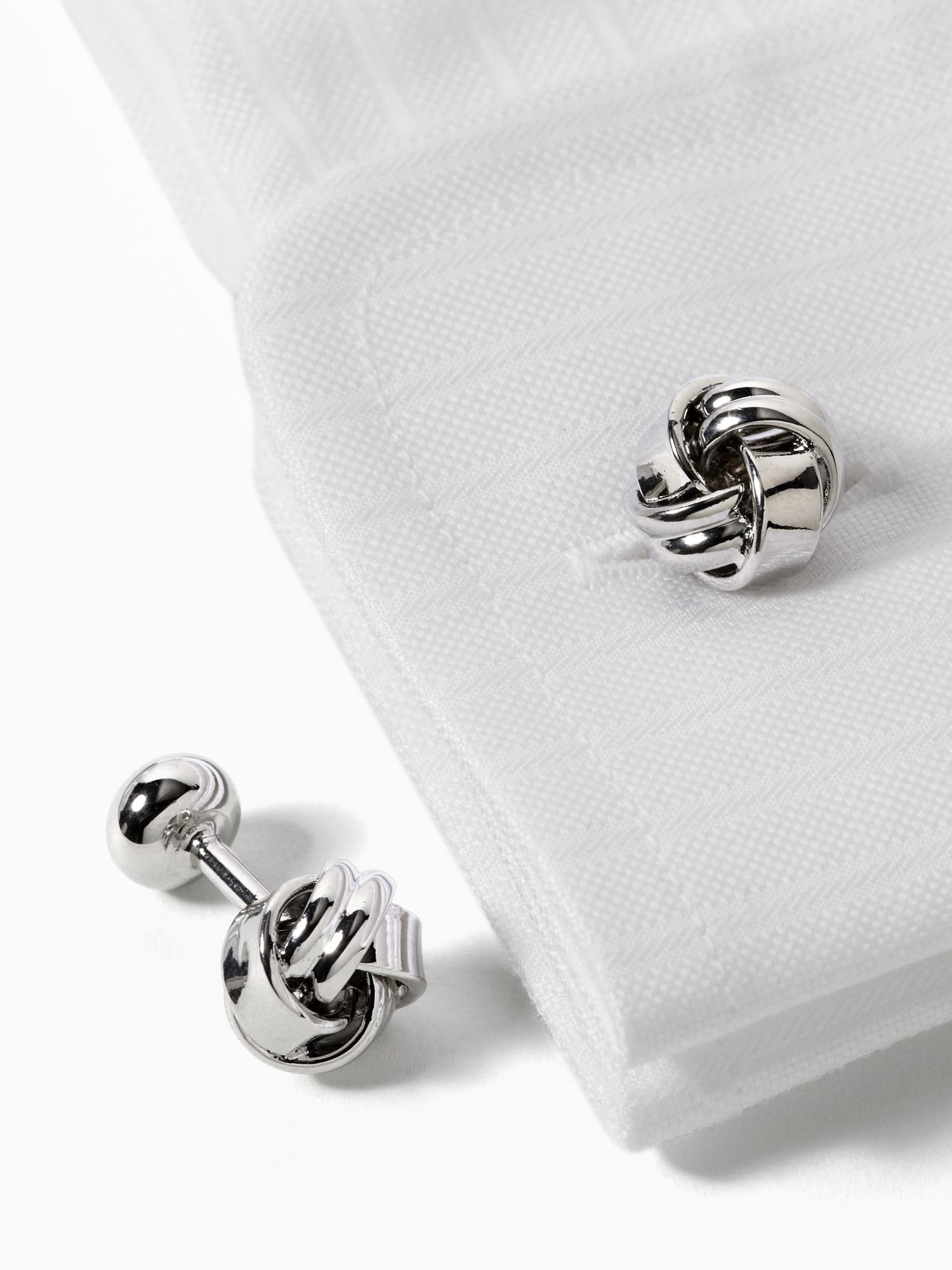 Twisted Knot Cuff Links