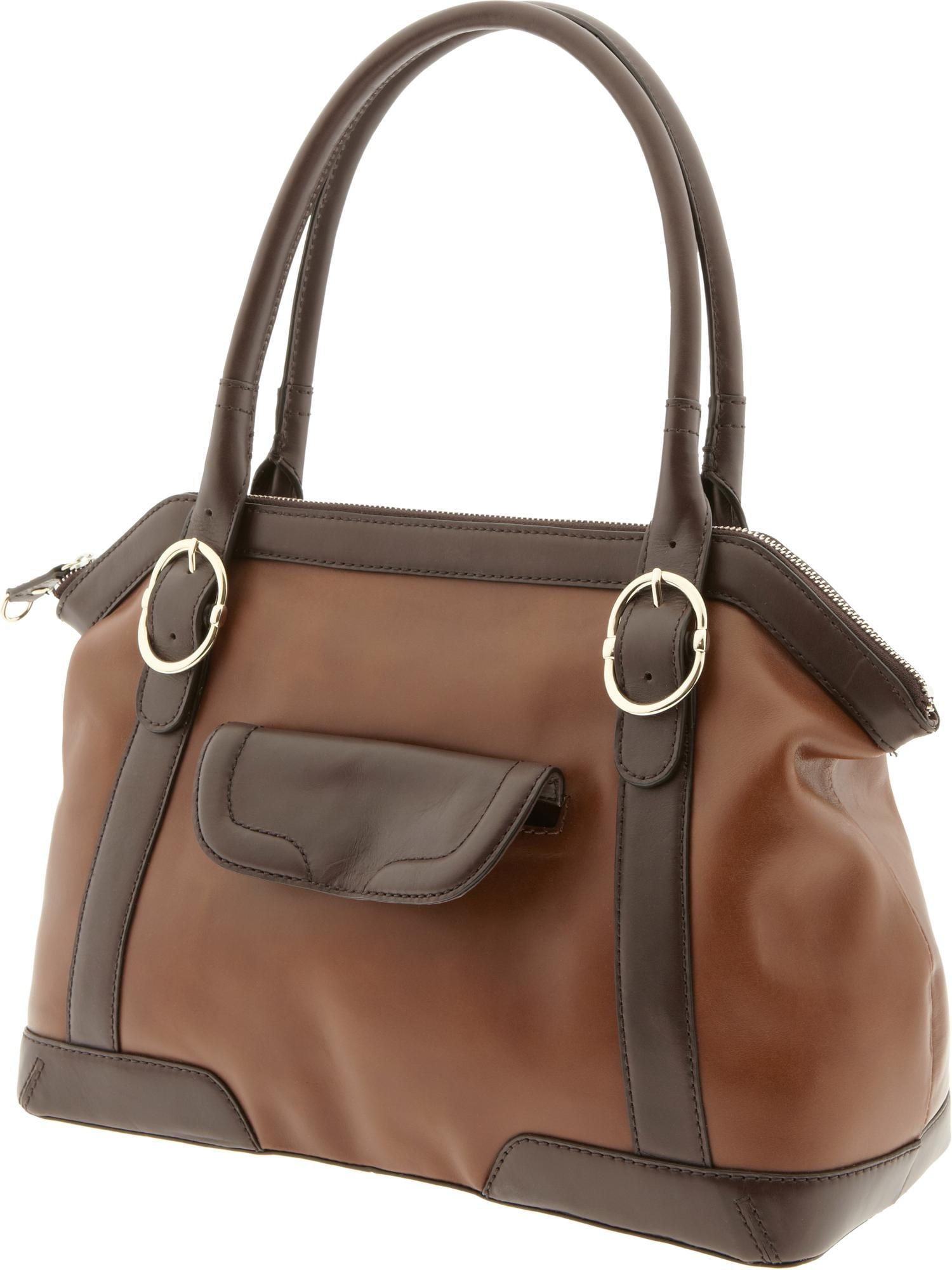 Abbey leather satchel