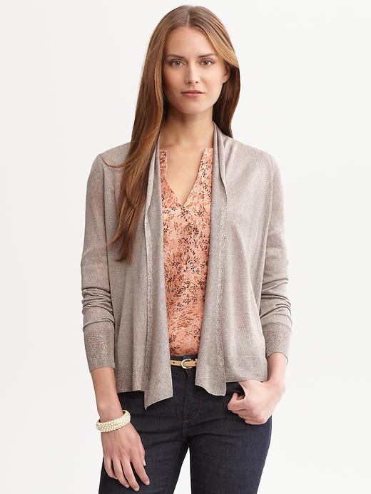 Banana Republic Heritage Cropped Open Cardigan