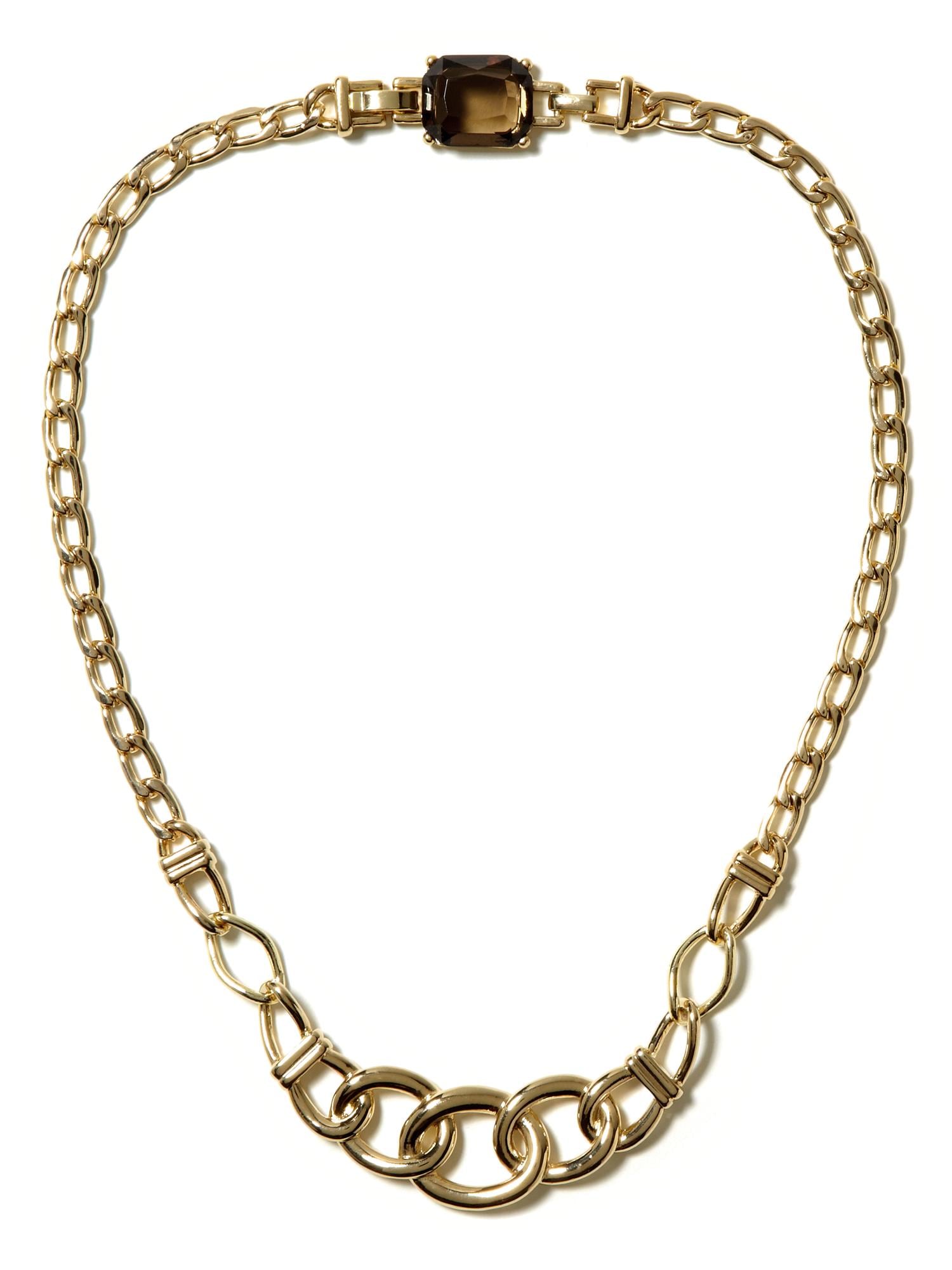 Horsebit link necklace