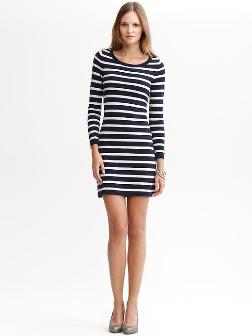 Banana Republic Striped Sweater Dress