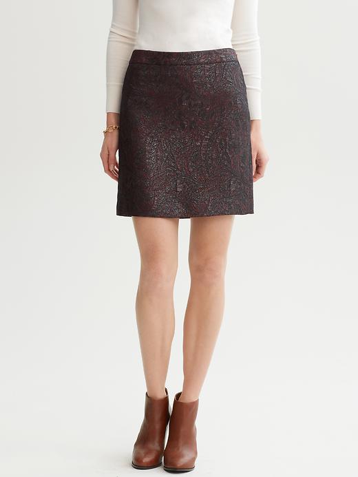 Banana Republic Heritage Metallic Jacquard Mini
