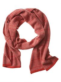 Micro-stripe scarf