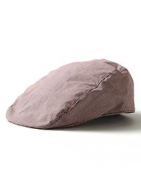 Plaid cotton driving cap