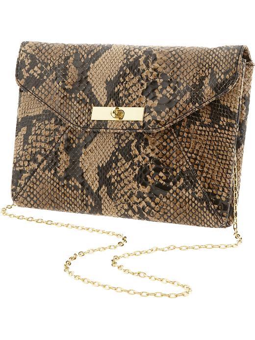 Banana Republic Tamara Python Clutch