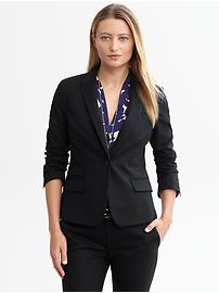 Sleek suit blazer