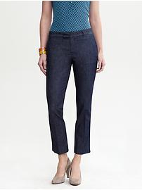 Hampton fit chambray crop