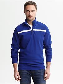 Performance chest-stripe half-zip