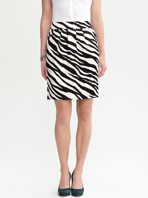 Banana Republic Miranda Zebra Print Skirt