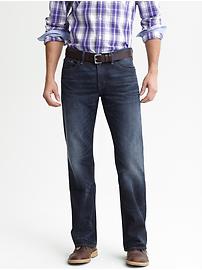 Relaxed fit indigo jean