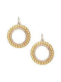 Circle hoop earring