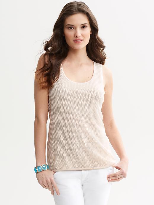 Banana Republic Heritage Mixed Media Tank
