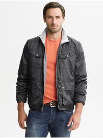 Reversible bomber jacket