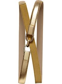 Stretch skinny belt