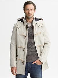 Heritage hooded toggle jacket