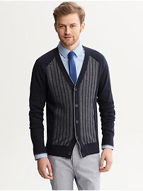 Mad Men® Collection Textured Cardigan
