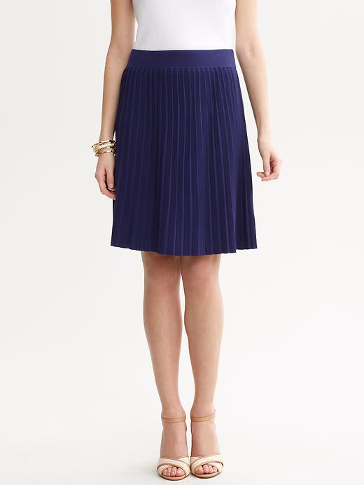 Banana Republic Pleated Sweater Skirt