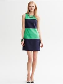 Textured Colorblock Sheath