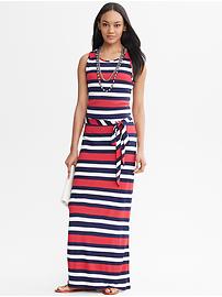 Multi-Stripe Patio Dress