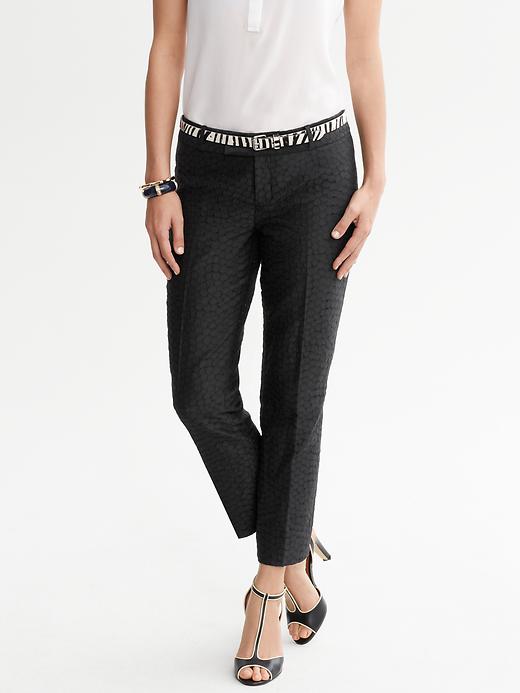 Banana Republic Hampton Fit Black Crop