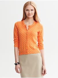 Clarissa Dot Print Cardigan