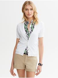 Short-Sleeve Cardigan