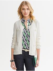 White Sweater Jacket