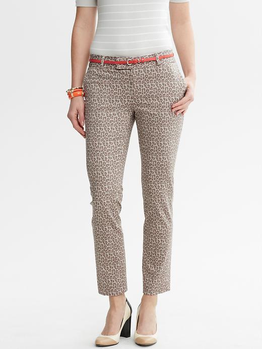 Banana Republic Hampton Fit Leopard Crop