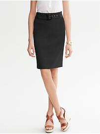 Belted Safari Skirt