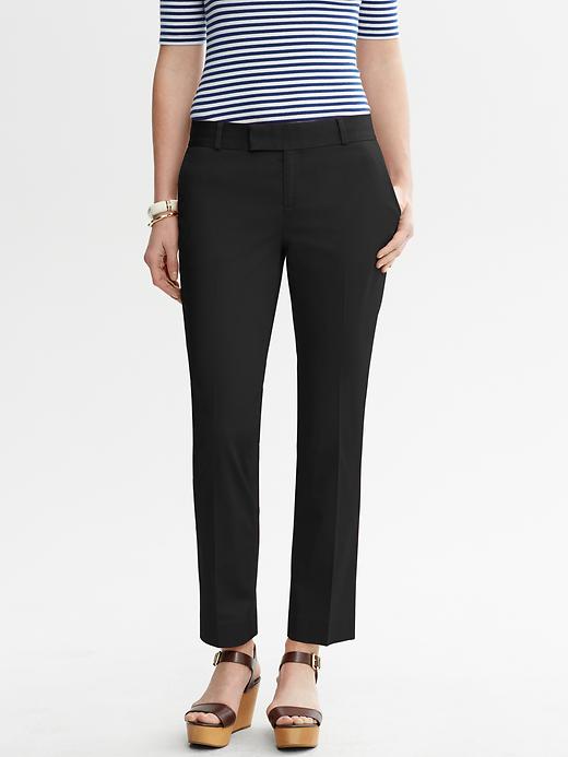 Banana Republic Hampton Fit Coral Sateen Crop