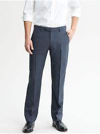 Mad Men® Collection Navy Plaid Wool Suit Trouser