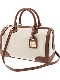 Evan Canvas Satchel